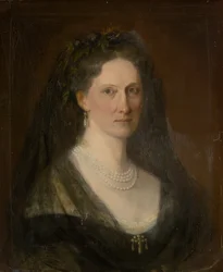 Portrait de la baronne Hedviga Mednyánszká